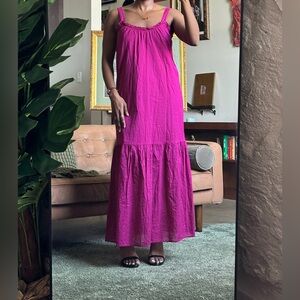 I.N.C. International Concepts 100% cotton tiered maxi dress - Size Small